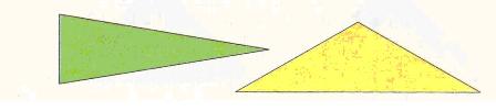 Знайди периметри трикутників