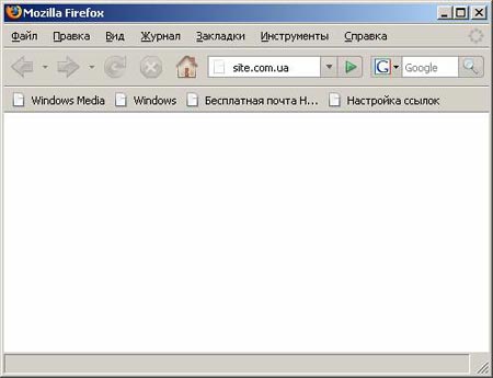 Вікно браузера Mozilla Firefox