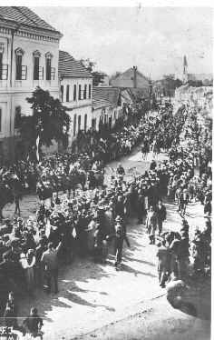 Вступ румунських військ в угорське місто