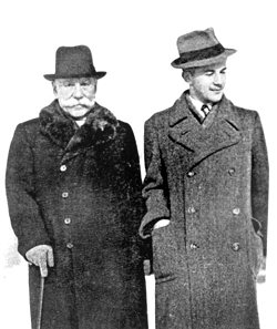 Степан Смаль-Стоцький зі своїм внуком Юрієм Луцьким у Празі, 1937 р..jpeg