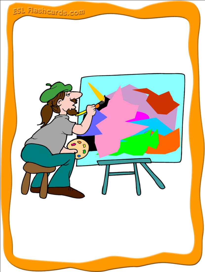 I paint pictures. Картина Flashcards. Художник Flashcards for Kids. Рисунки в Painter. Рисунки в Painter легкие.