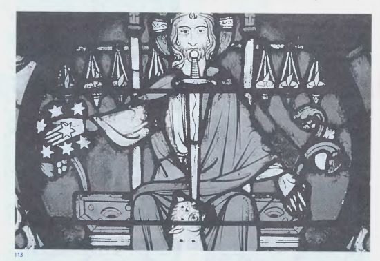 Христос-Судия. Южное окно-роза. 1258 г. Собор Hотp-Дам.Париж