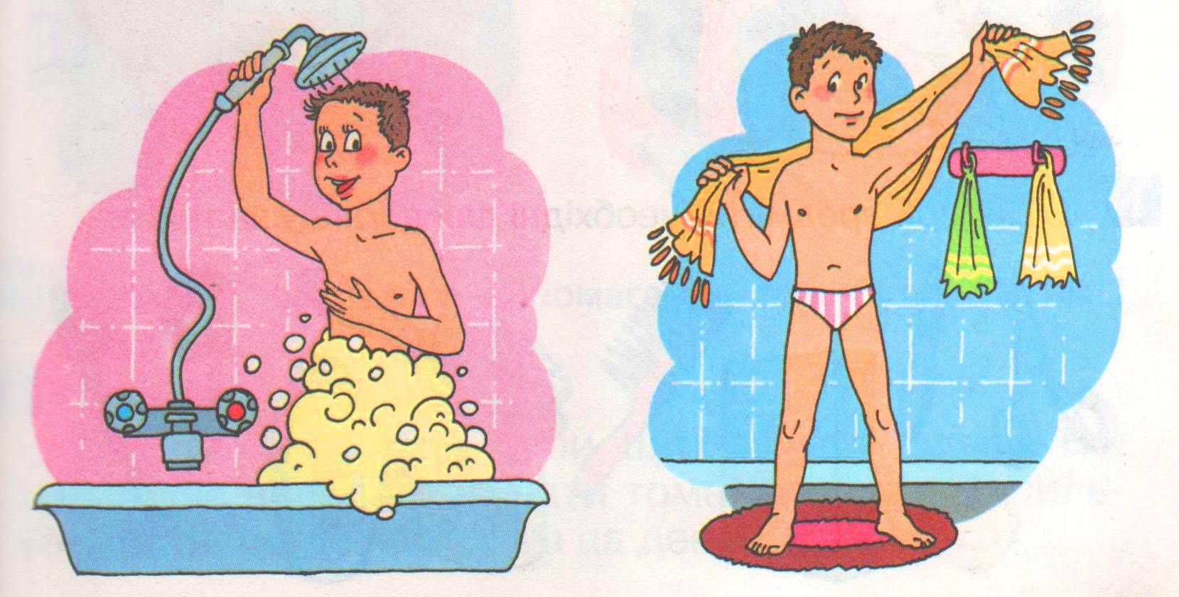 Моющего свое тело. Гигиена тела. Рисунок на тему закаливание. Личная гигиена и закаливание. Закаливание картинки для детей.