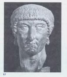 Скульптурный портрет Константина Великогo. IV в. Музеи Капитолия. Рим