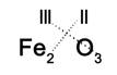 Формула сполуки оксиду заліза (III)