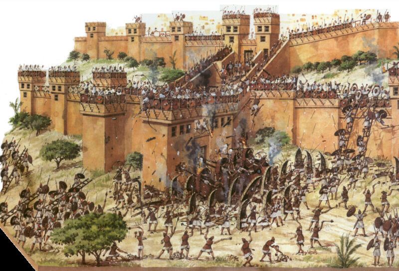 Штурм фортеці ассирійським військом